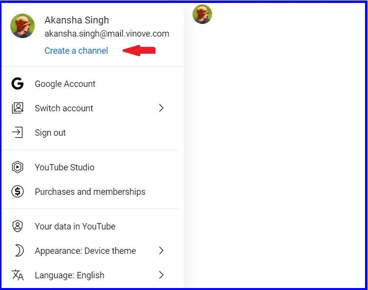 create Channel create Channel