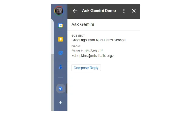 Ask Gemini Demo