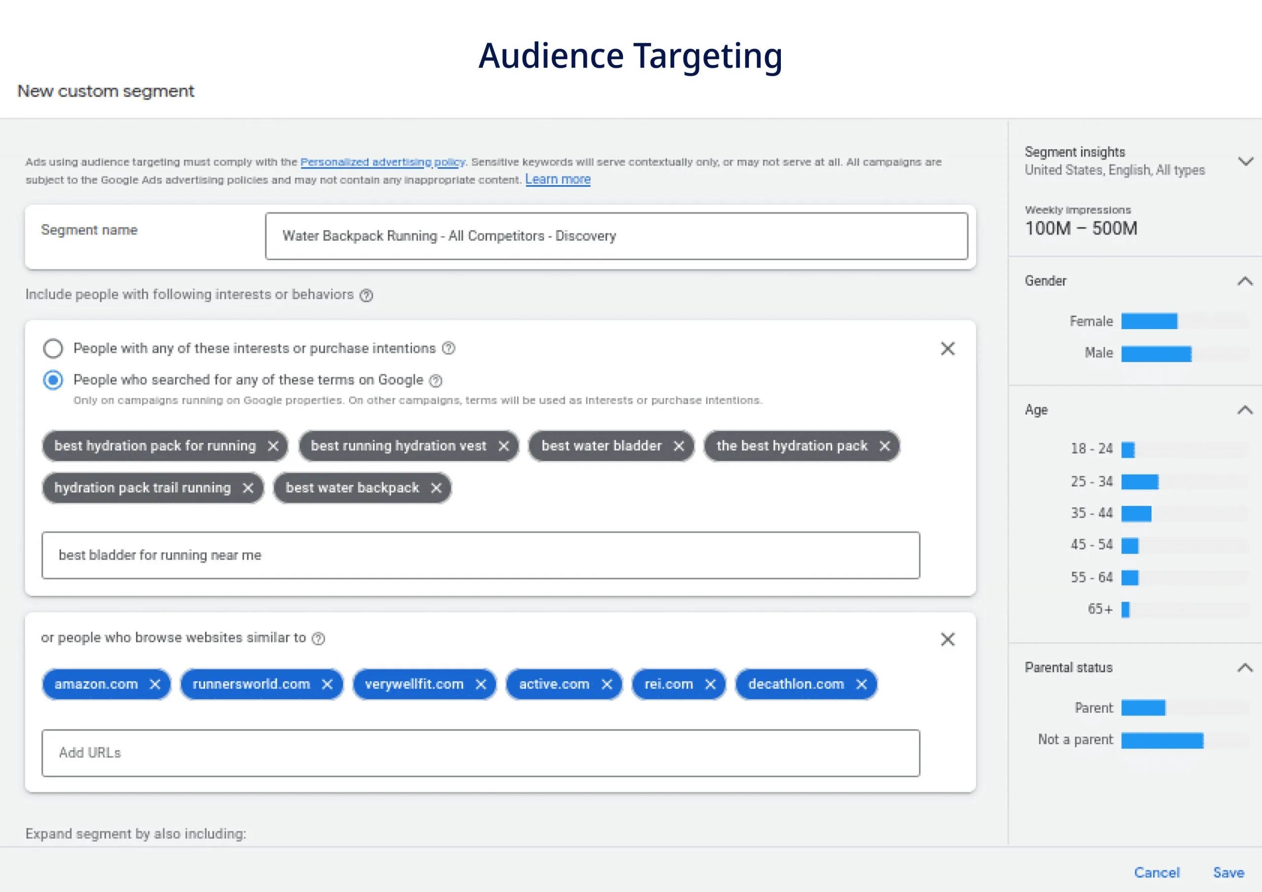 Audience Targeting Audience Targeting