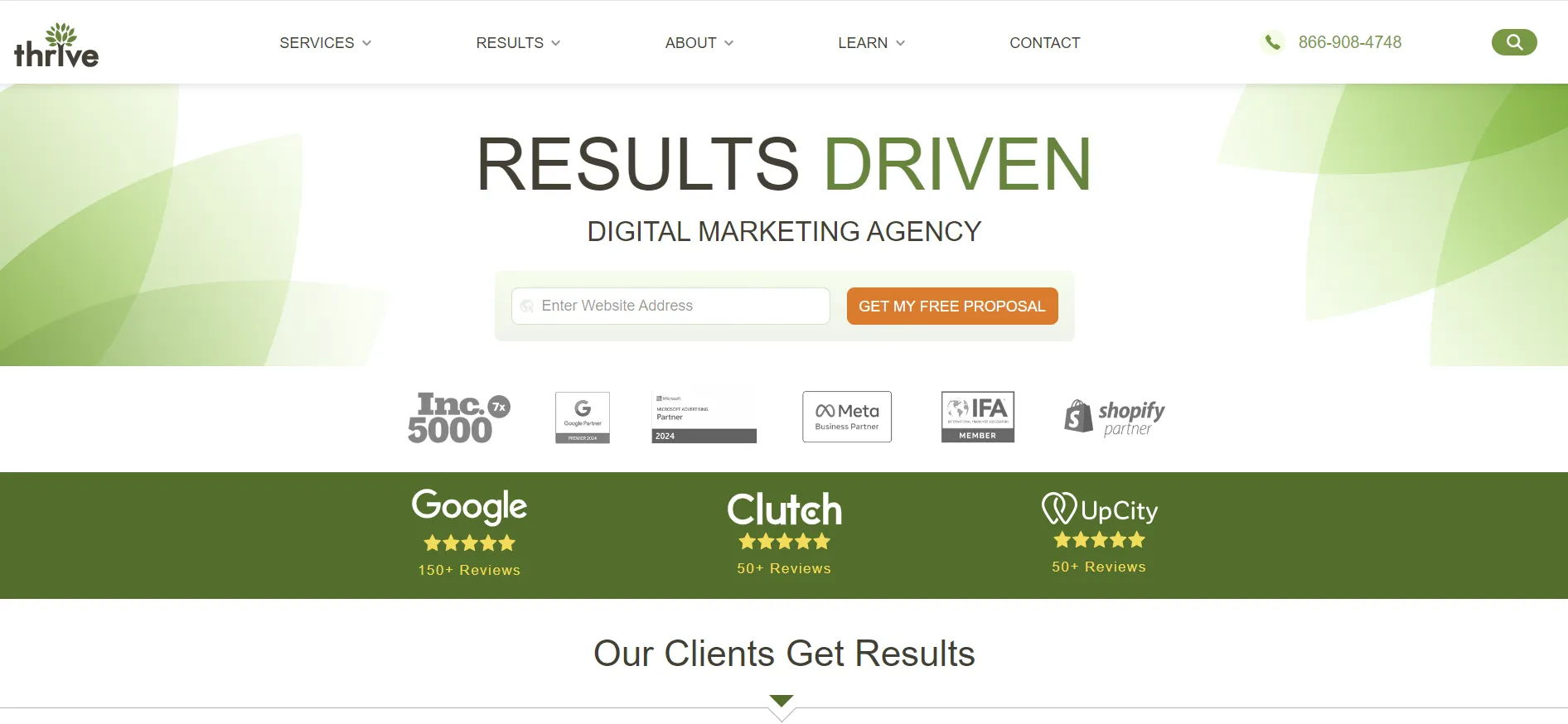 Thrive Agency marketing services