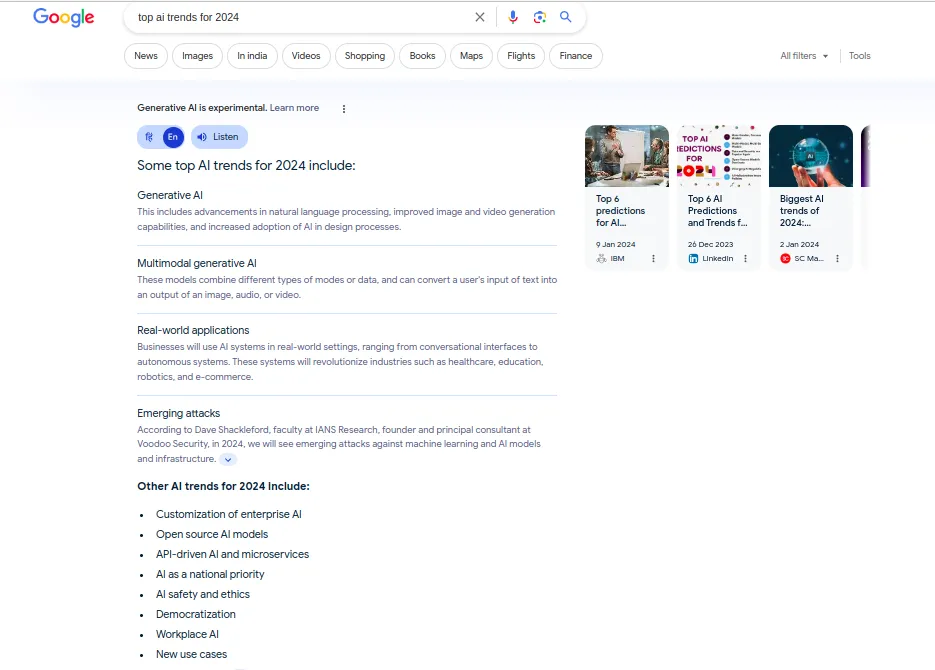 Top AI trends Top AI trends
