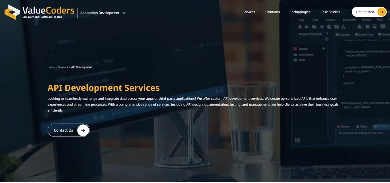Valuecoders ValueCoders API Development Services (1)