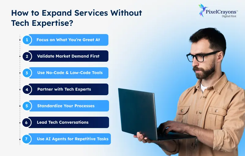 ways to expand services with tech expertise